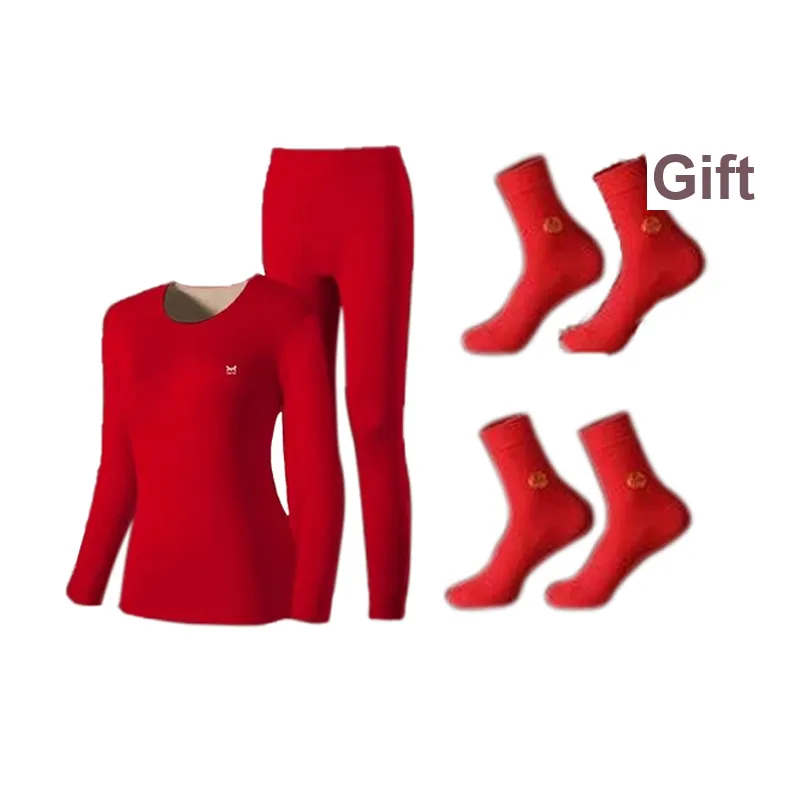 MIIOW Honmei Honmei Series Thermal Set Women's Gift Box Set Red-0