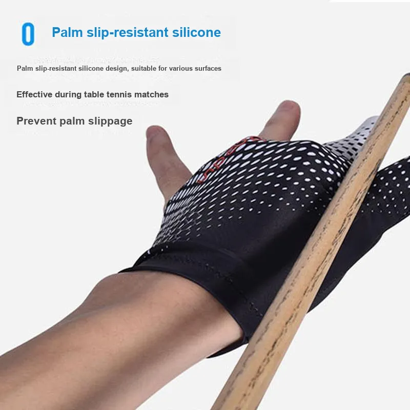 BOODUN Billiards Three Finger Gloves High Elasticity Lycra 1 Pack Both Hands-11