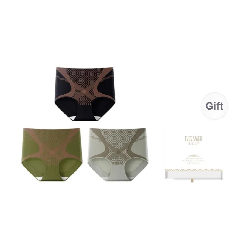 XIA.WA.ZHI.XIU Underpants Women's Shopping Bag 3 Pack-16