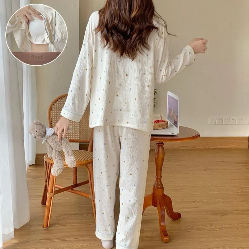 Qiao Ni Tong Pajama Set Women's Image Color-6