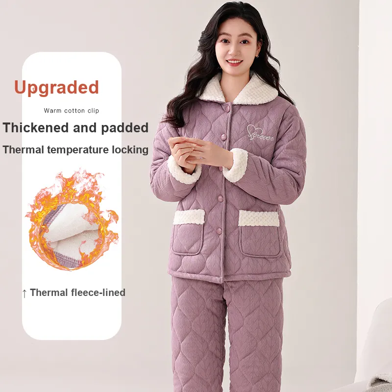 UAVAE Pajama Set Women's Image Color-2