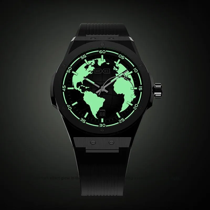 BEXEI J 20 Collection Automatic Mechanical Movement Watch Men's Watches Black Dial-7