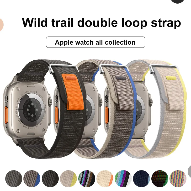 WOZUISHUAI Ремешок Apple Совместимость Материал Нейлон 245 мм