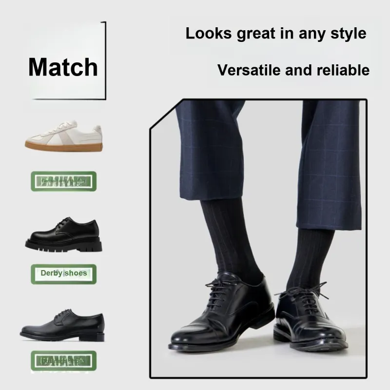 ZEROIN Knee High Socks Men's 5 Pack-18