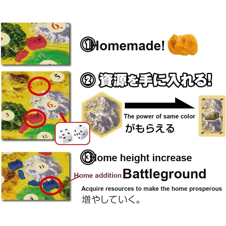 GP Catan Island Standard Version Board Games-2
