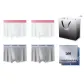 Box+Shopping Bag 4 Pack (White+White+Gray+Gray)
