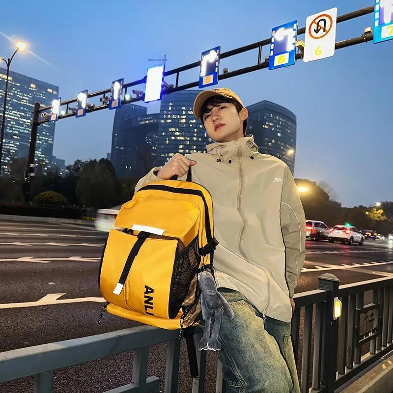 Single Warehouse Oxford Backpack Regular Unisex Multicolor-11