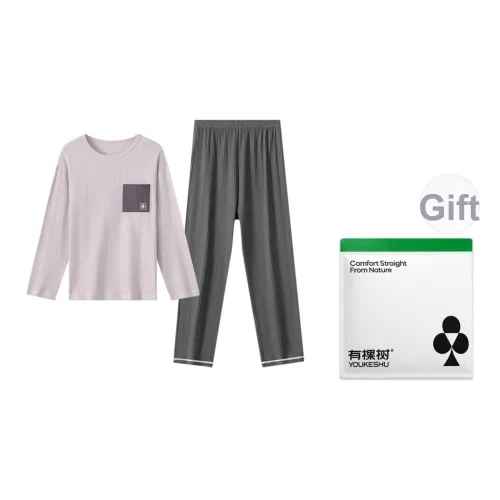 YOUKESHU Мужские пижамные комплекты