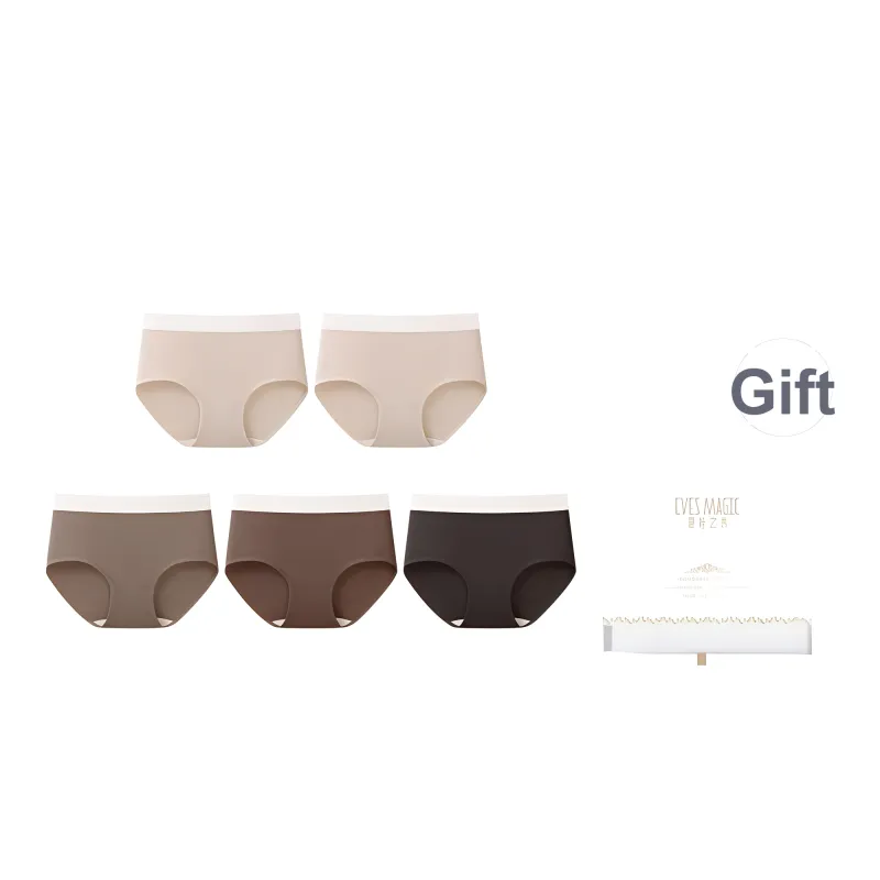 XIA.WA.ZHI.XIU Underpants Women's Shopping Bag 5 Pack-6