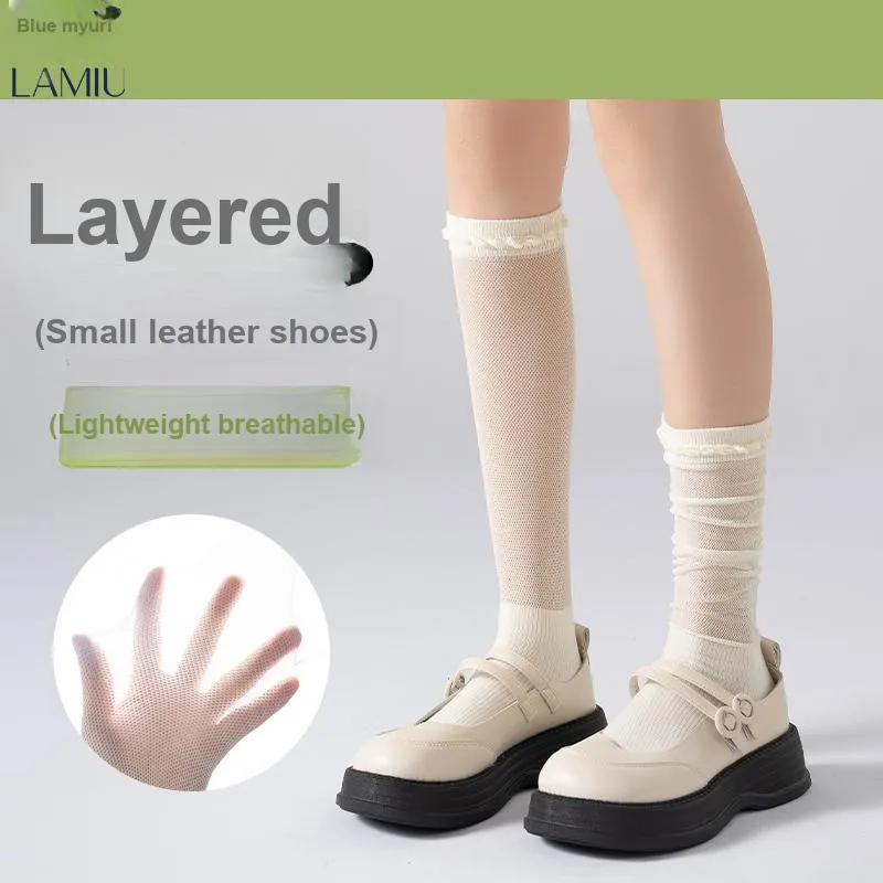 Lan Miao Knee High Socks Women's 5 Pack-1