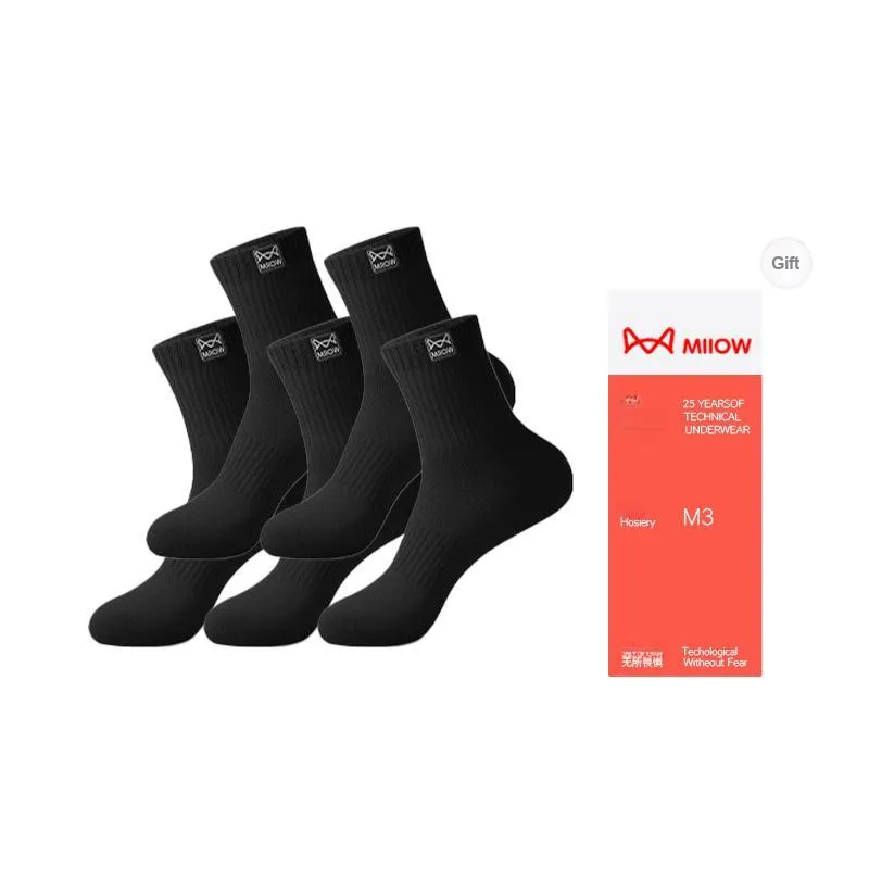MIIOW Trend Party Series Mid-Calf Socks Men's Box 5-Pack-8