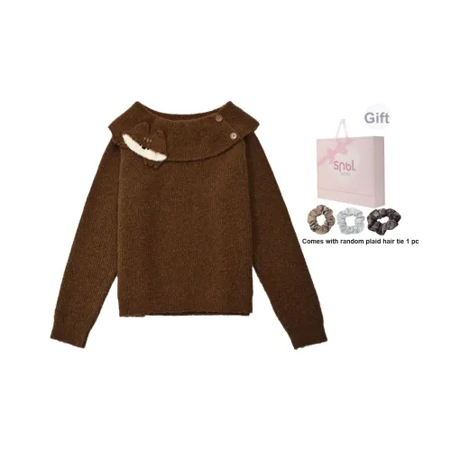 Snbl Коричневые Женские Свитеры