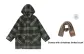 Black Green Plaid (Comes with Scarf)