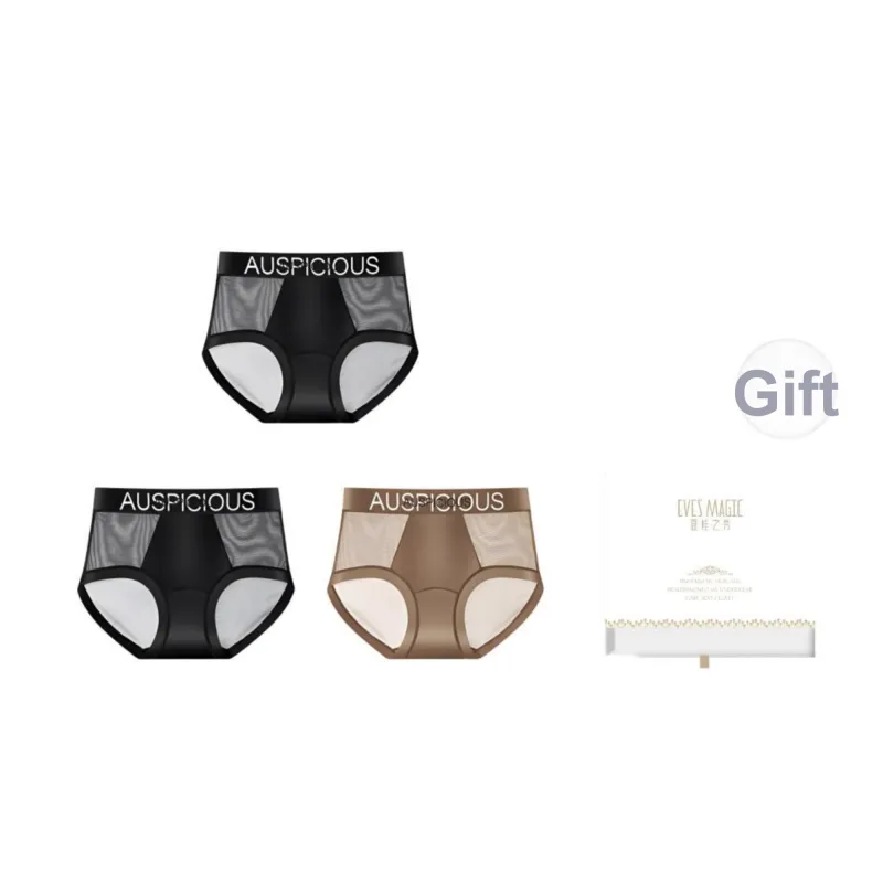 XIA.WA.ZHI.XIU Underpants Women's Shopping Bag 3 Pack-32