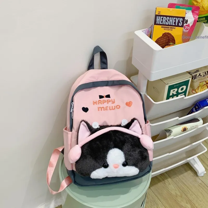 SUN EARTH &U Nylon Fabric Backpack Unisex Multicolor-3