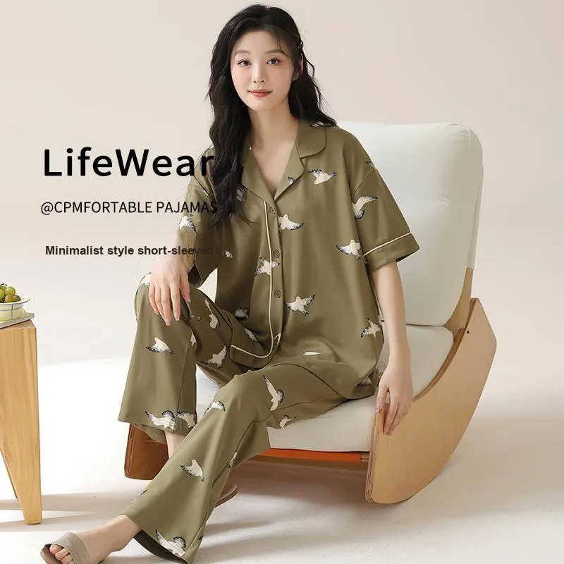 MADALLO Pajama Set Women's Olive-2