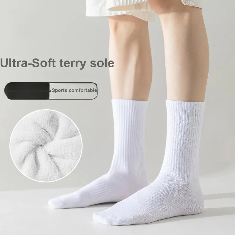 PLANDOO Mid Calf Socks Unisex 4 Pack-3