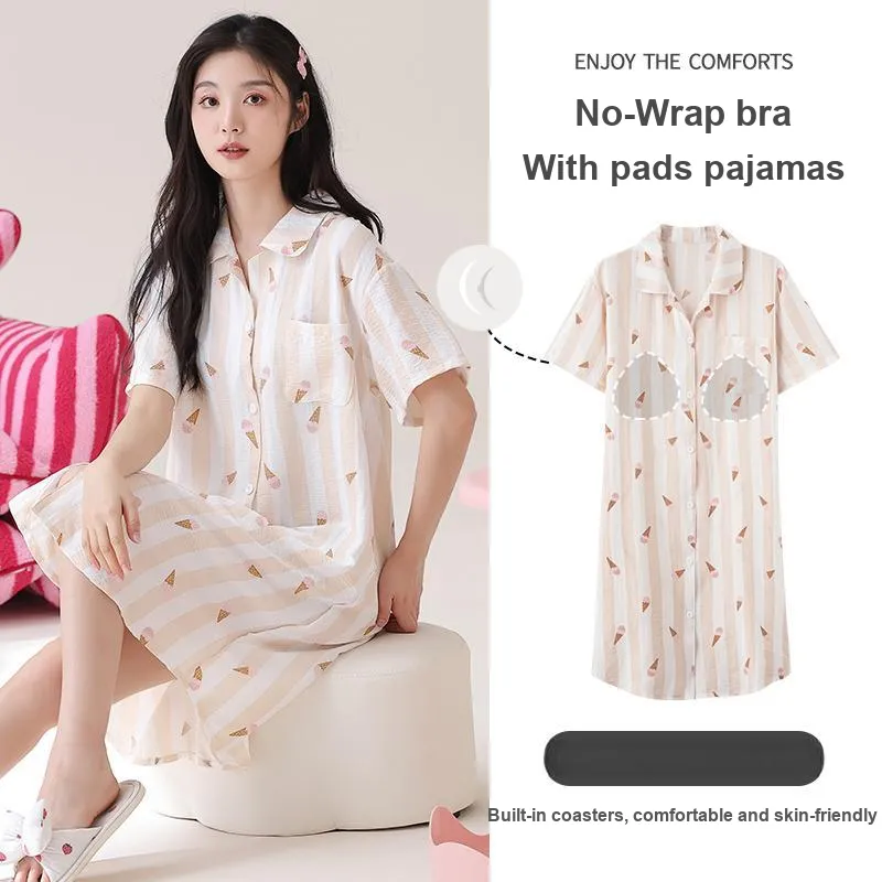 Pretty lady Women's Nightgowns-2