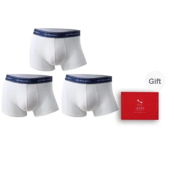 RED DRAGONFLY Cotton Panties Men's 3 Pack Box