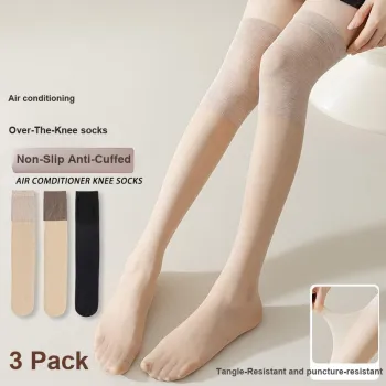 MIIOW Trend Party Series Thigh high Socks Women's Shopping Bag Combo Set