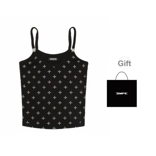 SMFK Топ на бретелях Женский Черный Сад