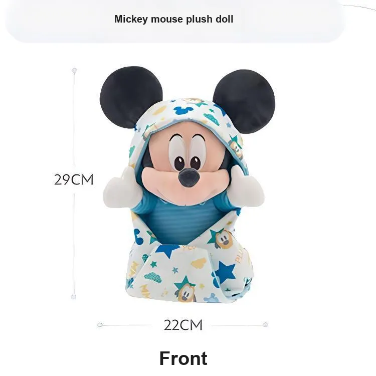 Disney Mickey Mouse Plush In Swaddle – Disney Babies-4