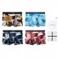 Cool Ice Silk 7A Antibacterial Style[Walnut Brown+Peacock Blue+Burgundy Red+Jet Sky Black]4-Pack Gift Box Set