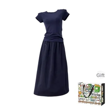 OURUOKE Two Piece Skirt Sets Women's