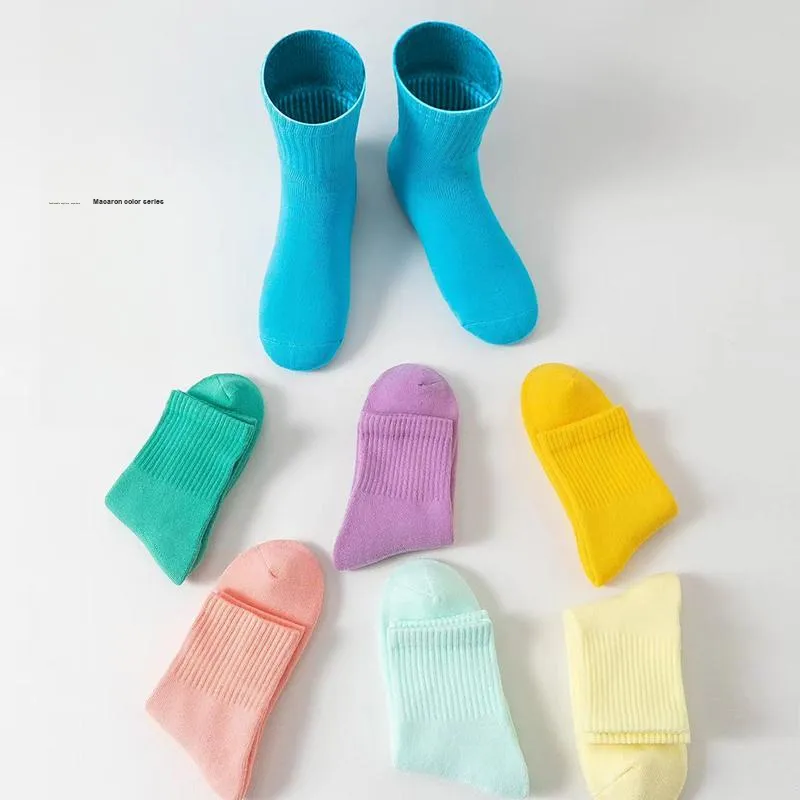 MIIOW Mid Calf Socks Women's 5 Pack-4