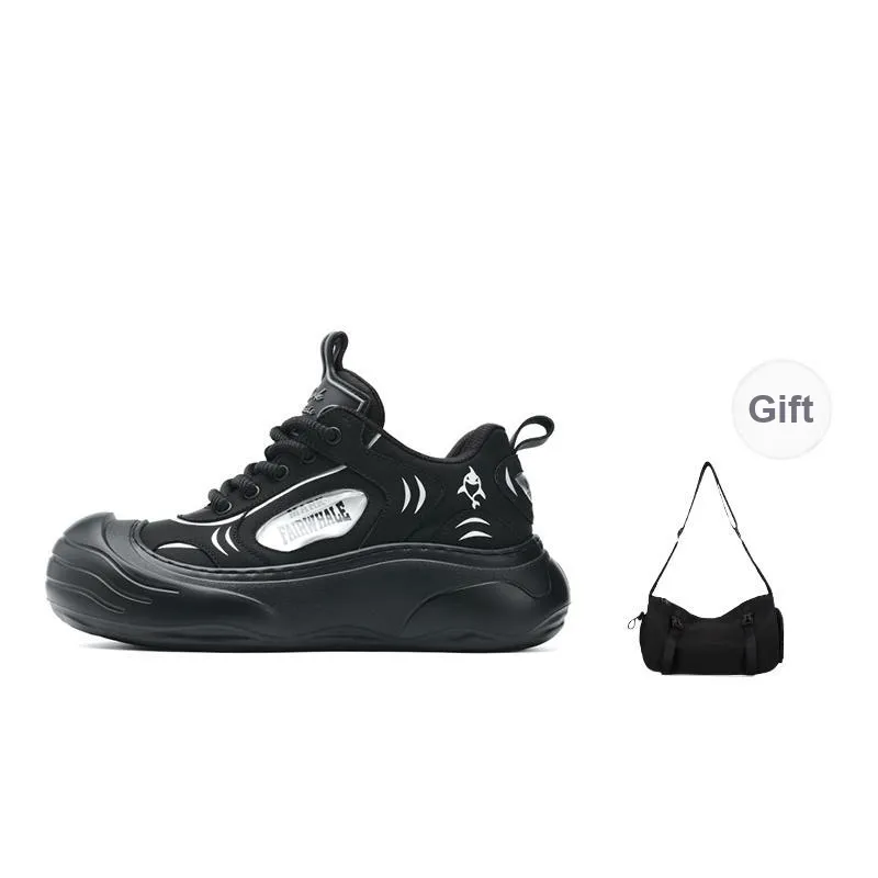 FAIRWHALE MaxFun Series Shark Shoes Anti Slip And Wear Resistant Height Increasing Low Top Skateboard Shoes Unisex-20