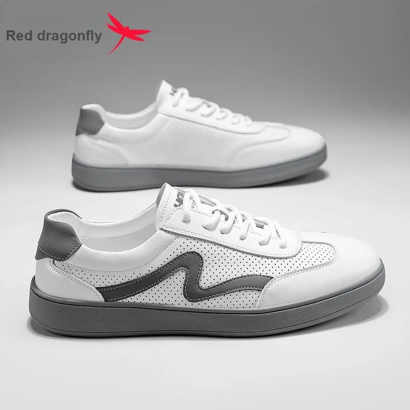 RED DRAGONFLY Low Top Skateboard Shoes Men's-10