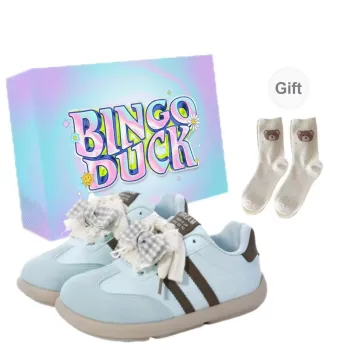 BINGO DUCK Slip Resistant Low Top Skateboard Shoes Women's