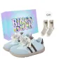 Lake Blue+Exclusive Shoe Box+Gift Socks