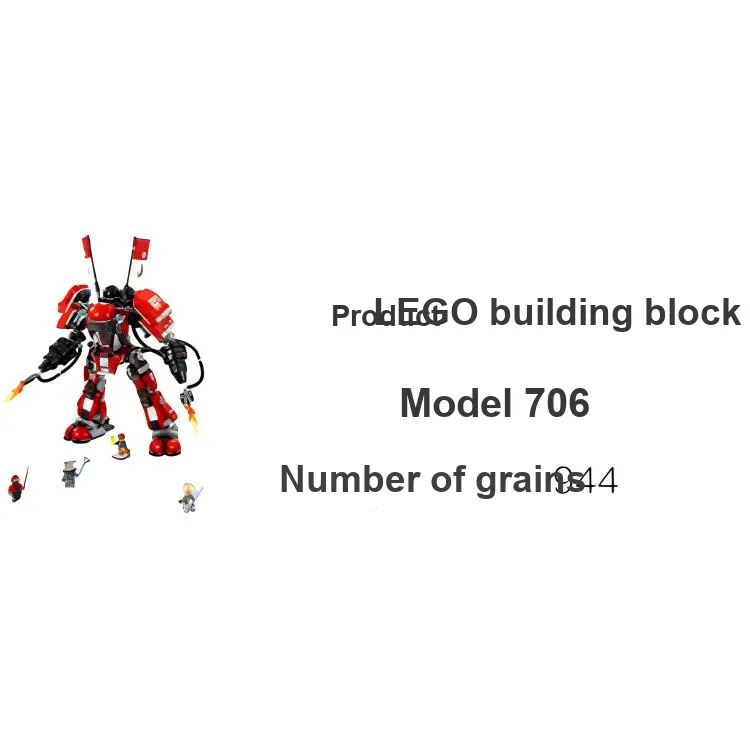LEGO Phantom Ninja Collection Super Blazing Mecha Building Blocks 944pcs 70615-3