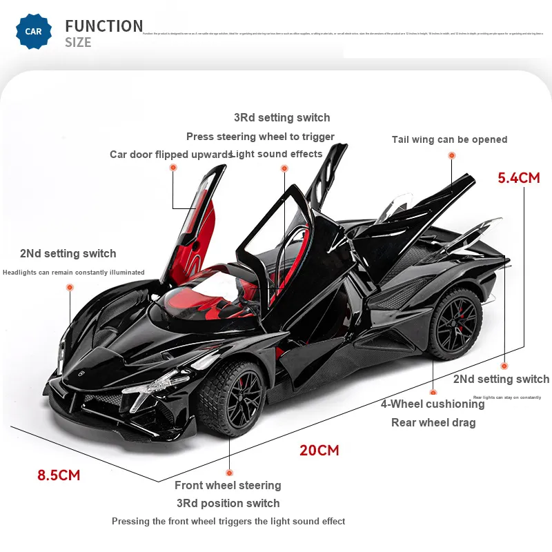Chi Yu Car Play Racing Car Maintenance Scenario, Apollo EVO 1 24 Model Accessories-17