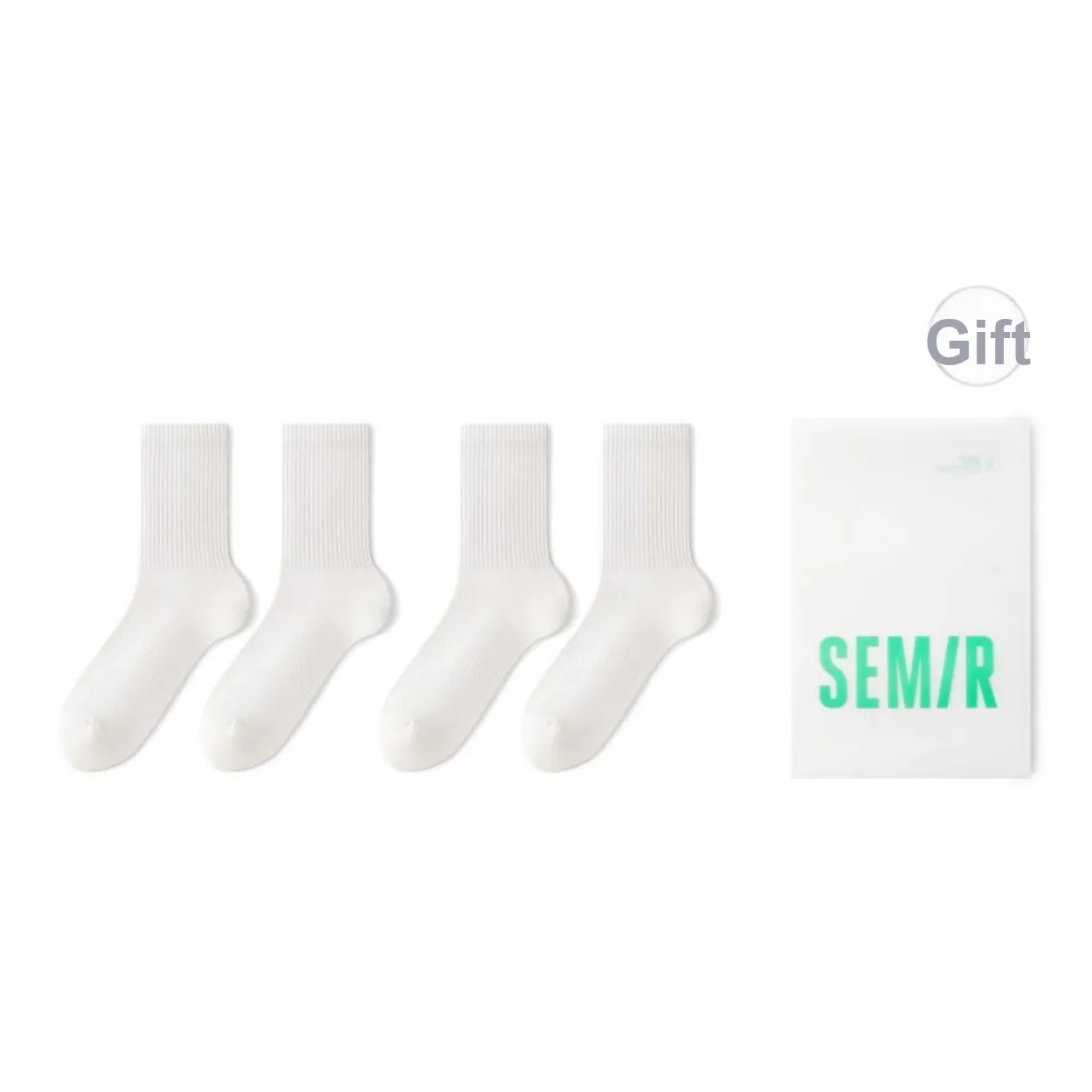 SEM/R Mid Calf Socks Unisex Multi double Loading