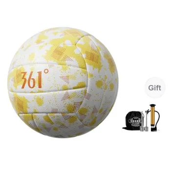 361° PVC Size 5 Ball Volleyball Unisex Amber Yellow