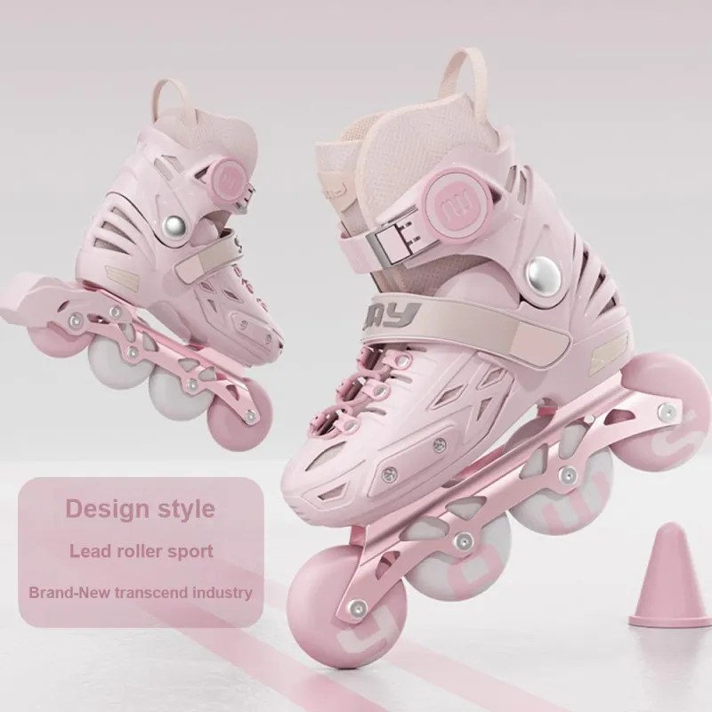 Sway Roller Skates TPR/PP Eco Friendly Material Casual Freestyle Dual Use Unisex S/M/L Pink/Blue-3