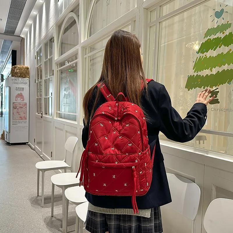 GEERDUN Nylon Backpack Regular Women's Multicolor-12