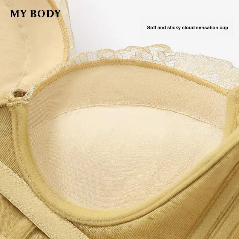 MY BODY Contains Mulberry Silk Bra Women's-24