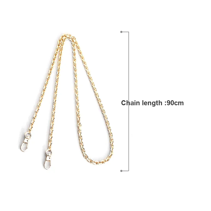 Jingxi Metal Chain Accessories Bag Shoulder Strap Women's Gold Tone/Multicolor-1