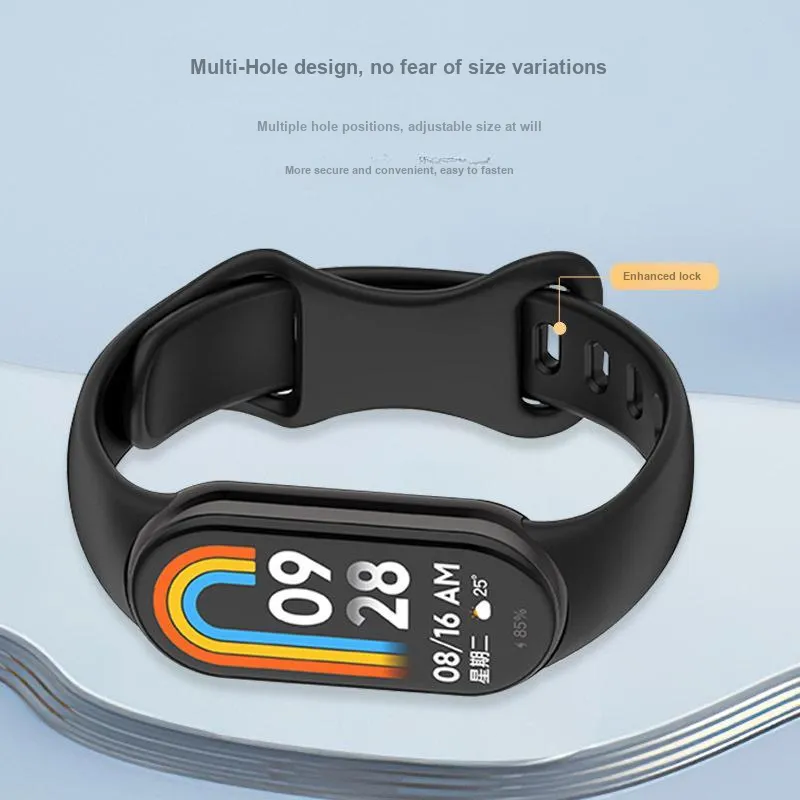 MUZHITIANKONG Xiaomi Compatibility Watch Band 213.7mm Silicone Material-1