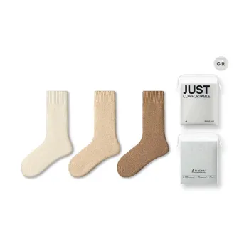 FIRS Mid Calf Socks Women's Shopping Bag 3 Pack