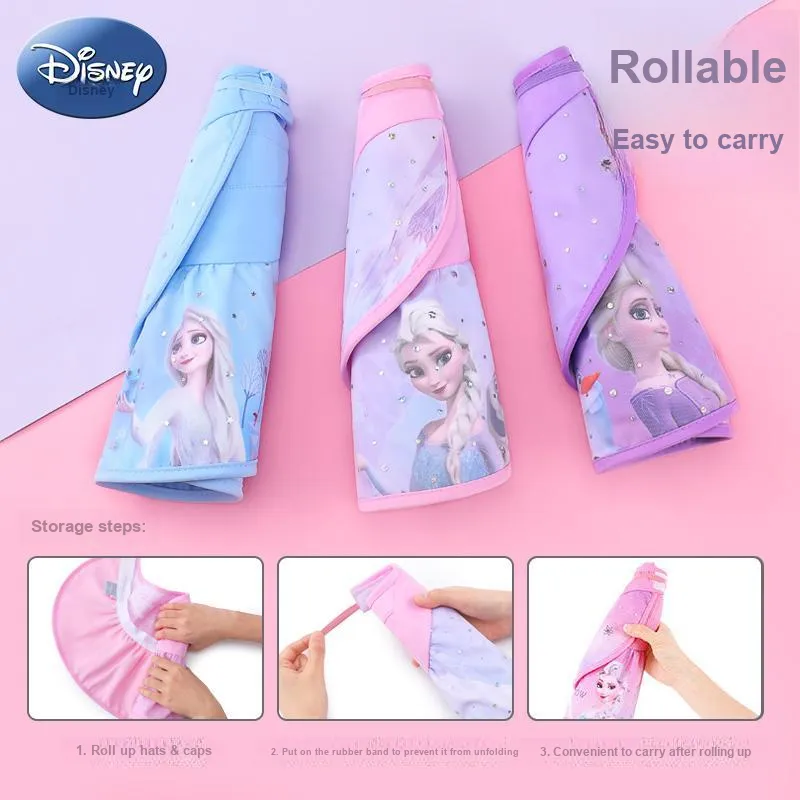 Disney Frozen Series Cotton Hats & Caps Kids' Pink-4