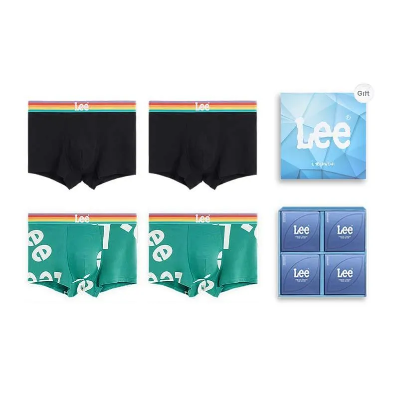 Lee Prism Color Two Underwear Gift Box Men's 4 Pack-8