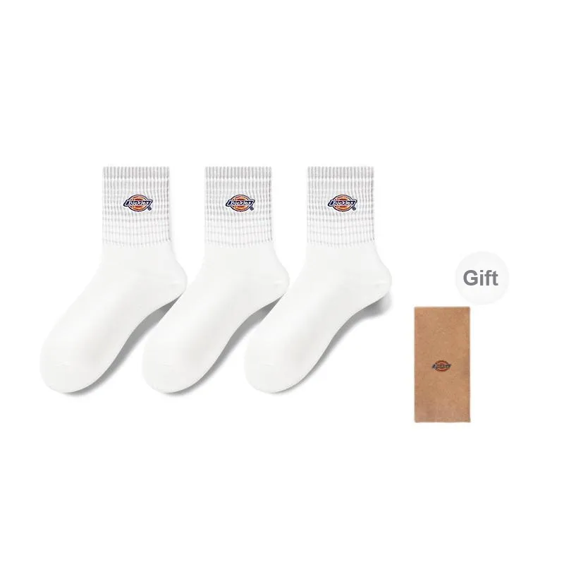 Dickies Everyday Comfortable Moisture-Wicking Breathable Fall And Winter Crew Socks Unisex-36