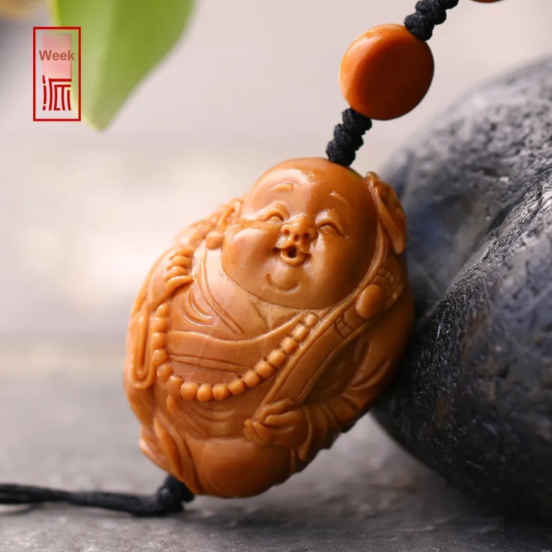 ZHOUPAI Olive Pit Pendants Unisex-8