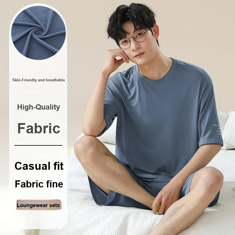 Cotton Gene Men Pajama Sets-1