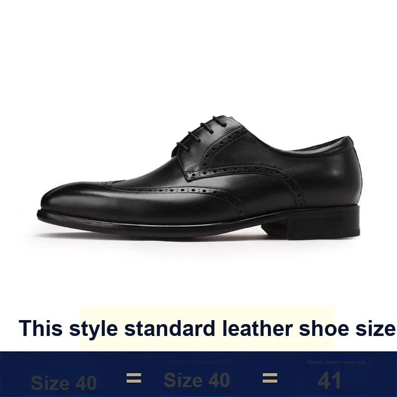 Voguhomme Dress Shoes Men Low Top Black, Brown-6