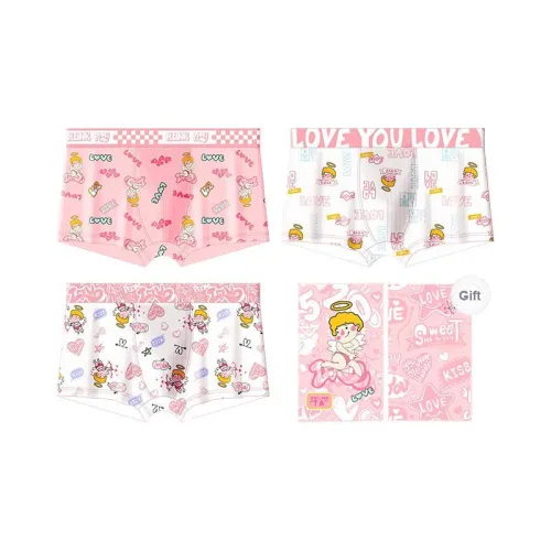 FGY FUGUYU Underpants Men's 3 Pack Shy's Cupid